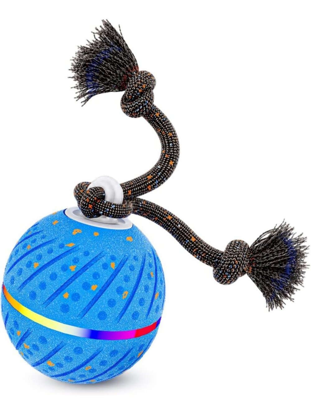Interactive Dog Toy Ball for Aggressive Chewers - Durable E-TPU, Medium & Large